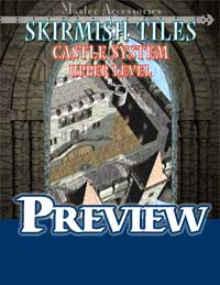 SKIRMISH TILES, Castle System: upper level, bonus tiles