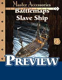 Battlemaps: Slave Ship, Captain's Cabin