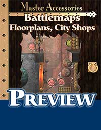 Battlemaps: Floorplans: City Shops, Baker