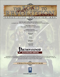 Road to Revolution: Tides of Blood (PFRPG Conversion)
