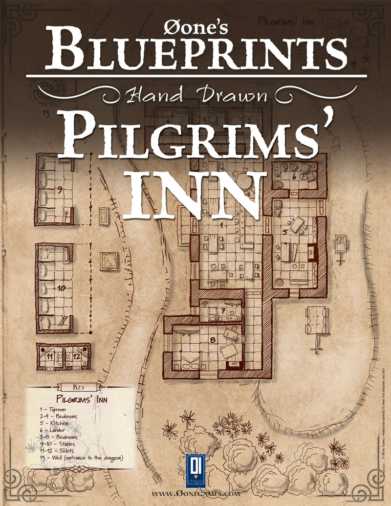 Øone\'s Blueprints - Hand Drawn: Pilgrims\' Inn
