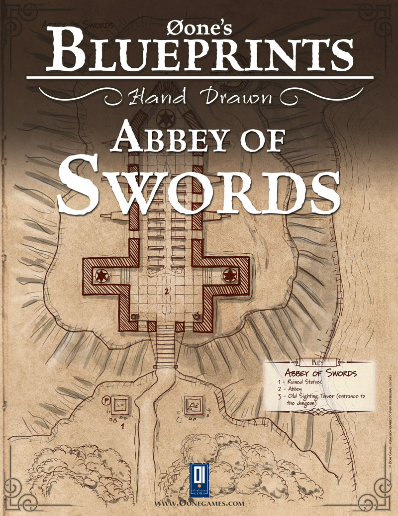 Øone\'s Blueprints - Hand Drawn: Abbey of Sword