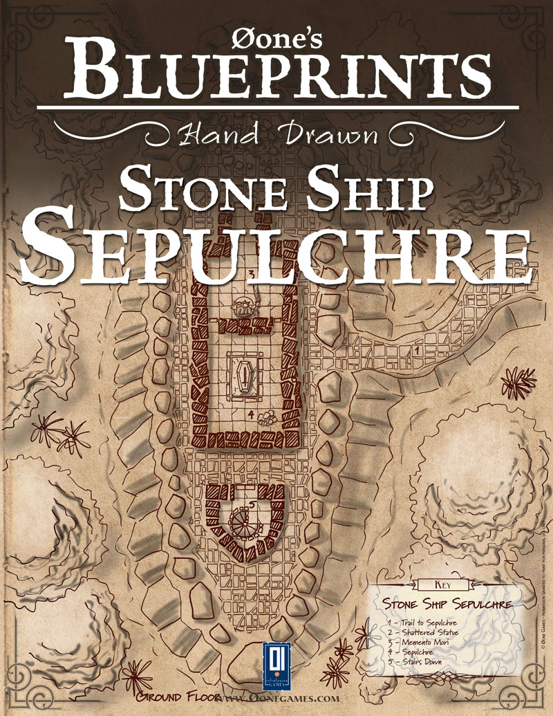 Øone\'s Blueprints - Hand Drawn – Stone Ship Sepulchre