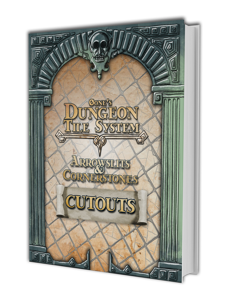 Dungeon Tile System -  Arrowslits & Cornerstones - Cutouts