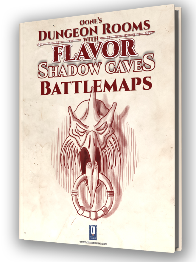 Øone's Dungeon Rooms with Flavor: Shadow Caves - Battlemaps